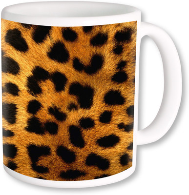 

PhotogiftsIndia tiger pattern 01 Ceramic Mug(350 ml), Multicolor
