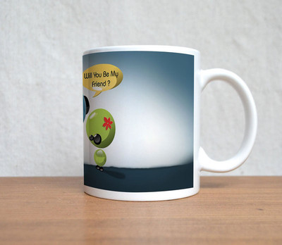 60% OFF on StyBuzz Will You Be My Friend Porcelain Coffee Mug(300 ml) 60% OFF on StyBuzz Will You Be My Friend Porcelain Coffee Mug(300 ml)