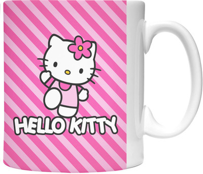 

Crackndeal Round_4 Ceramic Mug(300 ml), Multicolor