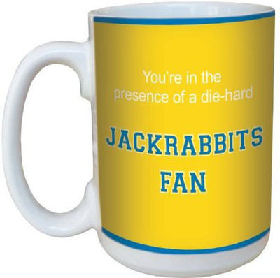 

Tree-Free Greetings Greetings lm44885 Jackrabbits College Basketball Ceramic with Full-Sized Handle, 15-Ounce Ceramic Mug(60 ml), Multicolor