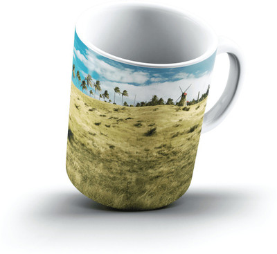 

Ucard Morgan Lewis Sugar Mill St Andrew Barbados2504 Bone China, Ceramic, Porcelain Mug(325 ml), Multicolor