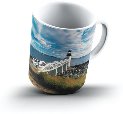 

Ucard Marshall Point Lighthouse Port Clyde Maine2467 Bone China, Ceramic, Porcelain Mug(325 ml), Multicolor