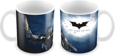 

Posterboy Batman Flying - The Dark Knight (Officially Licensed) Ceramic Mug(350 ml), Multicolor
