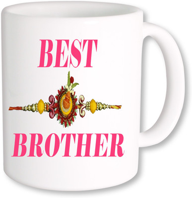 

PhotogiftsIndia Gift for Brother Ceramic Mug(325 ml), Multicolor