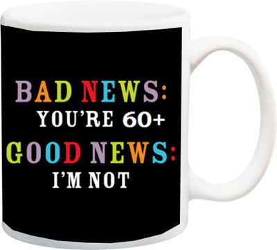 

ME&YOU Gift for Grandparents/ On Birthday/Special Occasion Ceramic Mug(325 ml), Multicolor