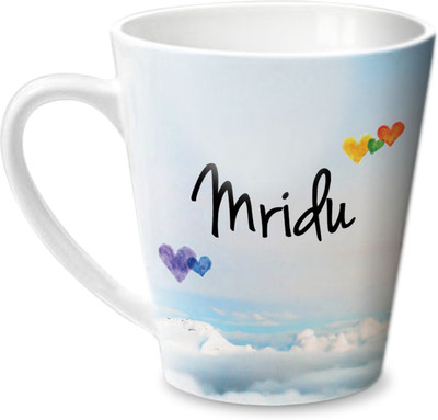 

Hot Muggs Simply Love You Mridu Conical Ceramic Mug(350 ml)