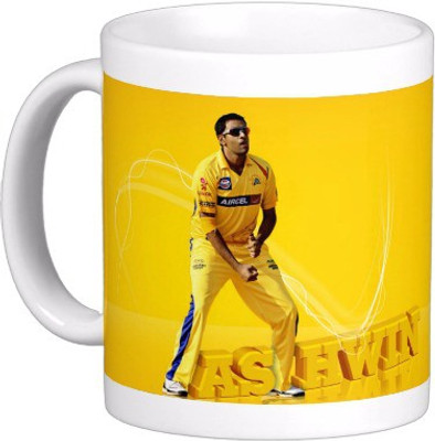 

Exoctic Silver Chennai Super King IPL Series XXX 036 Ceramic Mug(300 ml), Multicolor