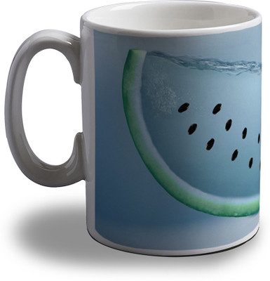 

Artifa Watermelon Porcelain, Ceramic Mug(350 ml), Multicolor