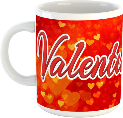 

Deeher Gifts Happy Valantine's Day design20 Ceramic Mug(330 ml), Multicolor