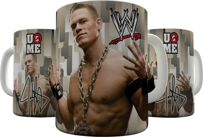 

Shaildha WWE-001 Ceramic Mug(350 ml), Multicolor
