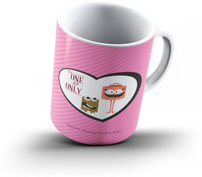 

Ucard Valentines Day Love626 Bone China, Ceramic, Porcelain Mug(325 ml), Multicolor