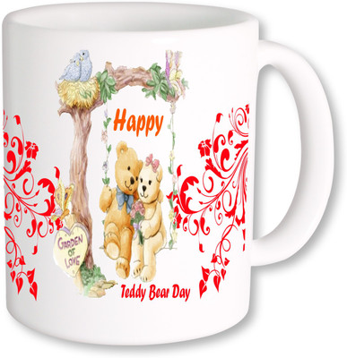 

PhotogiftsIndia Happy Teddy Bear Day 05 Ceramic Mug(325 ml), Multicolor