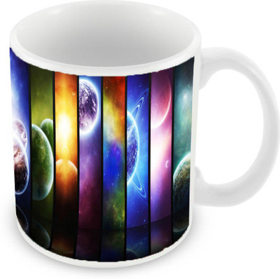 

Sleep Nature's SN-MG-757 Ceramic Mug(350 ml), Multicolor
