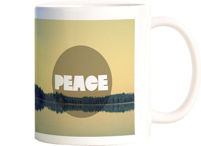 

Rangeele Inkers Peace River Photography Ceramic Mug(300 ml), Multicolor