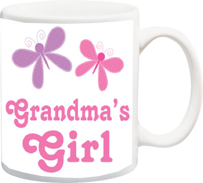 

ME&YOU Gift for Grandmother/Grandma/Nani/Dadi Ceramic Mug(325 ml), White