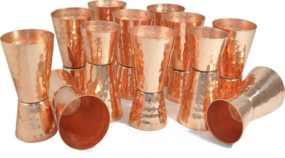 

DakshCraft Serveware Jigger 12 - Piece Bar Set(Copper)