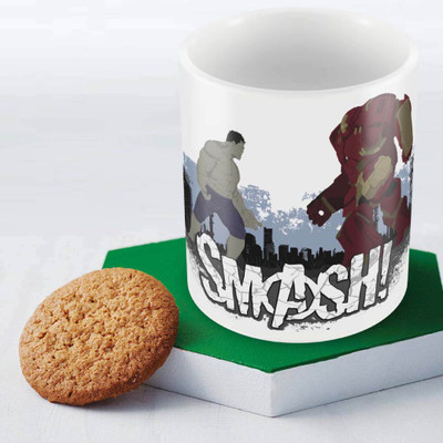 

Posterboy Smaash - Age Of Ultron Ceramic Mug(350 ml), Multicolor