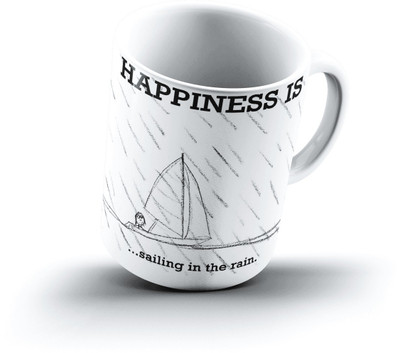 

Ucard Happiness Is2149 Bone China, Ceramic, Porcelain Mug(325 ml)