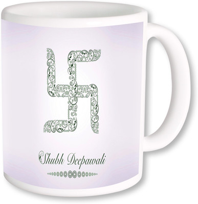 

PhotogiftsIndia Happy Diwali And Deepawali 018 Ceramic Mug(325 ml), Multicolor