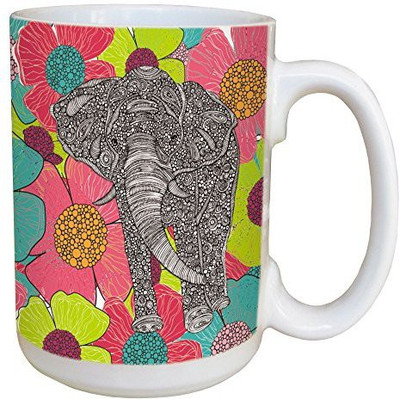 

Tree-Free Greetings Greetings 45547 Valentina Ramos Untrammeled Ceramic with Full-Sized Handle, 15-Ounce Ceramic Mug(60 ml), Multicolor