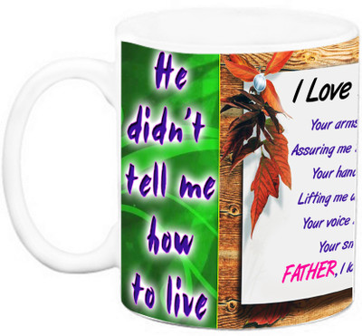 

EFW FATHER - I LOVE U DAD Ceramic Mug(325 ml), White