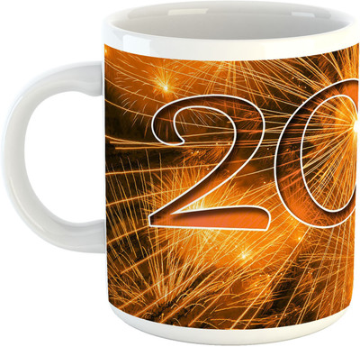 

Deeher Gifts 2017 Design3 Ceramic Mug(330 ml), Multicolor