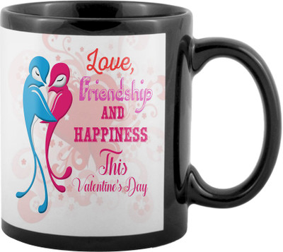 

SKY TRENDS Valentine Gifts For Special Girlfriend,Boyfriend,Wife,Husband,design 61 Ceramic Mug(325 ml), Black