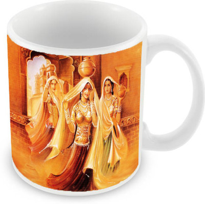 

Sleep Nature's SN-MG-354 Ceramic Mug(350 ml), Multicolor