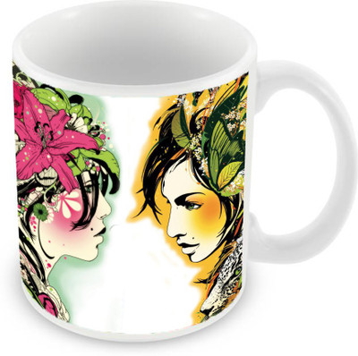 

Sleep Nature's SN-MG-2167 Ceramic Mug(350 ml), Multicolor