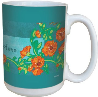 

Tree-Free Greetings Greetings lm43459 Brilliant Yellow Bird Inspiration by Robin Pickens Ceramic with Full-Sized Handle, 15-Ounce Ceramic Mug(60 ml), Multicolor