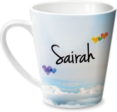 

Hot Muggs Simply Love You Sairah Conical Ceramic Mug(350 ml)