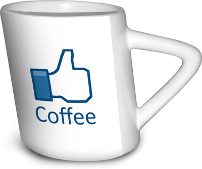 

Crackndeal SCM40 Ceramic Mug(350 ml), White