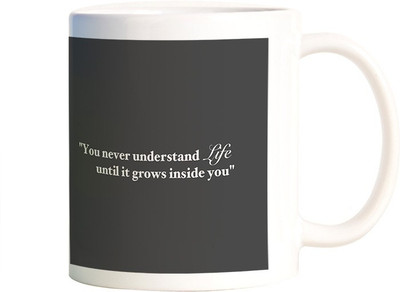 

Rangeele Inkers Beautifull Life Ceramic Mug(300 ml), Multicolor