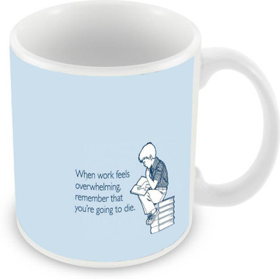 

Sleep Nature's SN-MG-889 Ceramic Mug(350 ml), Blue