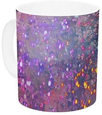 

Kess InHouse InHouse Marianna Tankelevich Pink Universe Pink Purple Ceramic Coffee, 11 oz, Multicolor Ceramic Mug(60 ml)