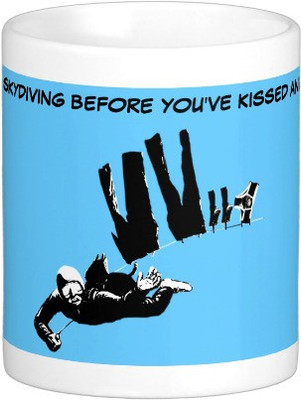 

Exoctic Silver Merawala Career A004 Ceramic Mug(350 ml), Black;white