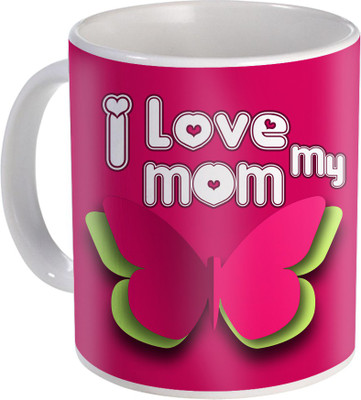 

SKY TRENDS Mom Gift For Mother Day White Coffee Ceramic Mug(350 ml), Multicolor