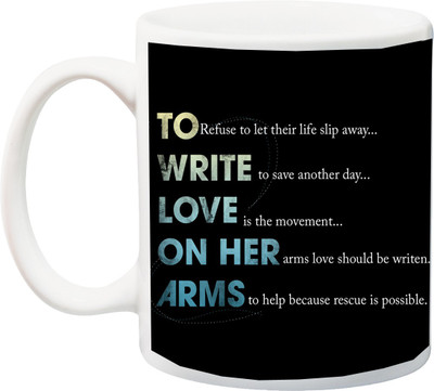 

ME&YOU Valentine's Day/Anniversary/Birthday Gift for Boy/Girl Ceramic Mug(325 ml), Multicolor