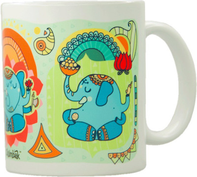 

Chumbak Wonderful Ceramic Mug(300 ml), Multicolor