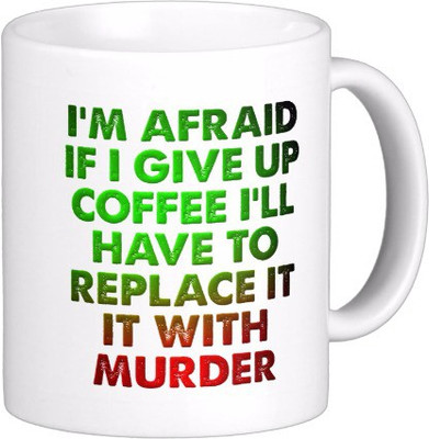 

Exoctic Silver What A PJ CX002 Ceramic Mug(300 ml), Multicolor