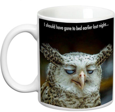 

Prithish Gone To Bed Earlier Last Night Ceramic Mug(330 ml), Multicolor