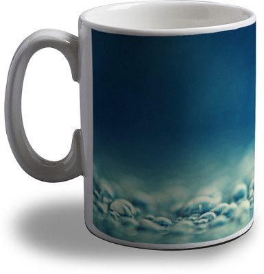 

Artifa Wet Coffee Bean Porcelain, Ceramic Mug(350 ml), Multicolor