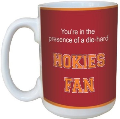 

Tree-Free Greetings Greetings lm44601 Hokies College Football Fan Ceramic with Full-Sized Handle, 15-Ounce Ceramic Mug(60 ml), Multicolor