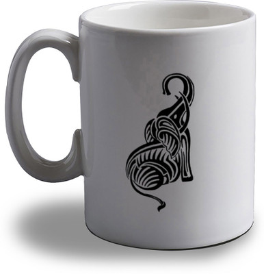 

Artifa Elephant Drawing Design Amg0853 Porcelain, Ceramic Mug(350 ml), Multicolor