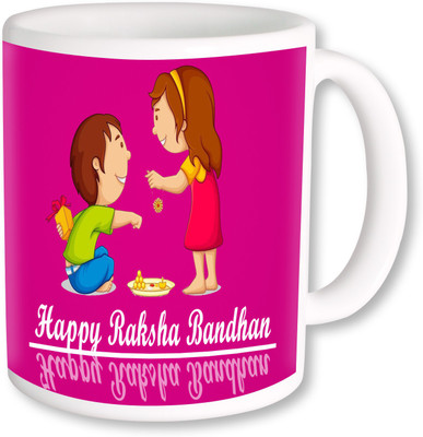 

PhotogiftsIndia Gift For Rakshabandhan Ceramic Mug(325 ml), Multicolor