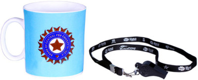 

ICC India Cricket Team T20 World Cup Official Cheering Souvenier Kit 3 Ceramic Mug(330 ml, Pack of 2)