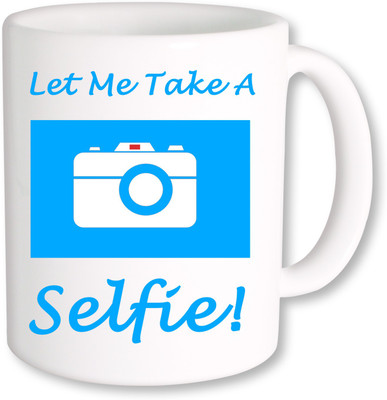 

PhotogiftsIndia Let Me Take a Selfie_01 Ceramic Mug(325 ml), Multicolor