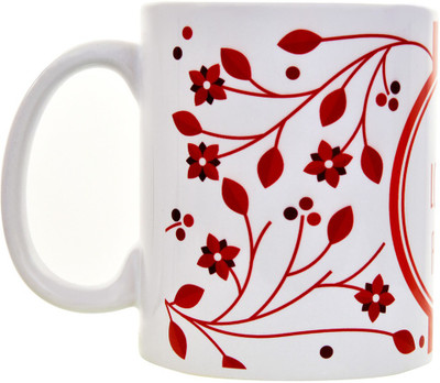 

Halowishes Love You Forever Quote Ceramic Mug(325 ml), Multicolor