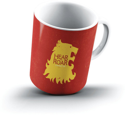 

Ucard Lannister Game Of Thrones1005 Bone China, Ceramic, Porcelain Mug(325 ml), Multicolor
