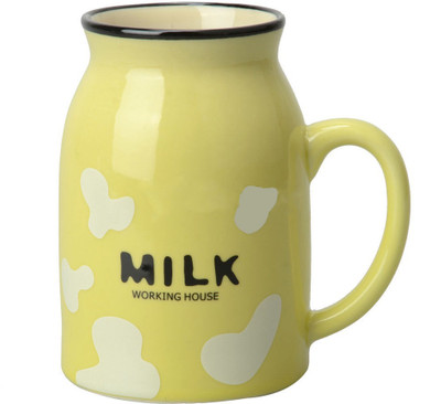 

GeekGoodies Milk Cow Lemon Ceramic Mug(250 ml), Multicolor